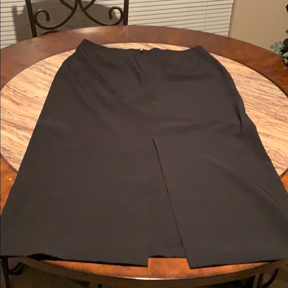 Black long skirt